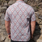 Ted Baker London White Pink Diamond Pattern Geometric Pastel Shirt Men Large (4)