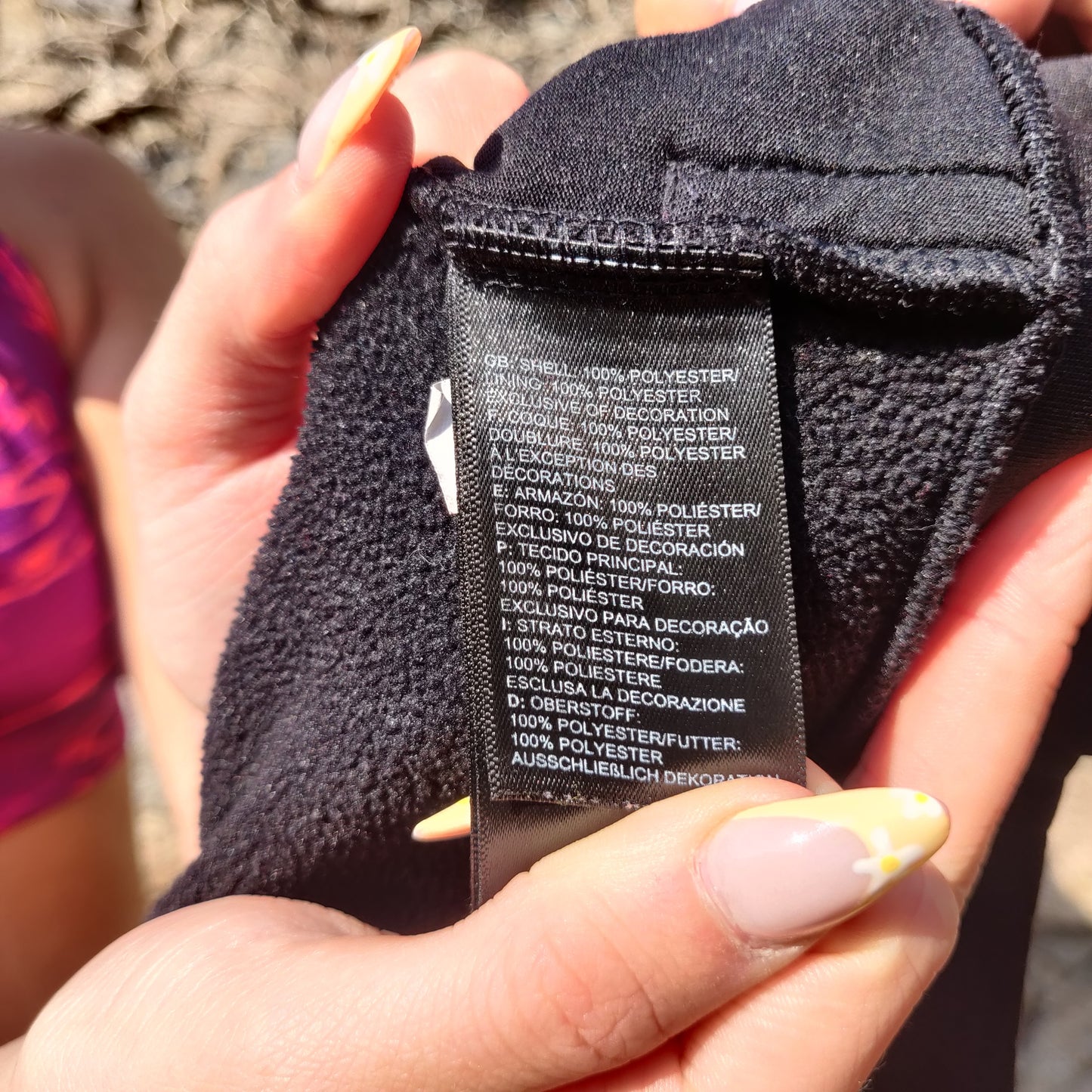 The North Face Black Athletic Outdoor Full Zip Fleece Jacket Boys Junior Youth Large