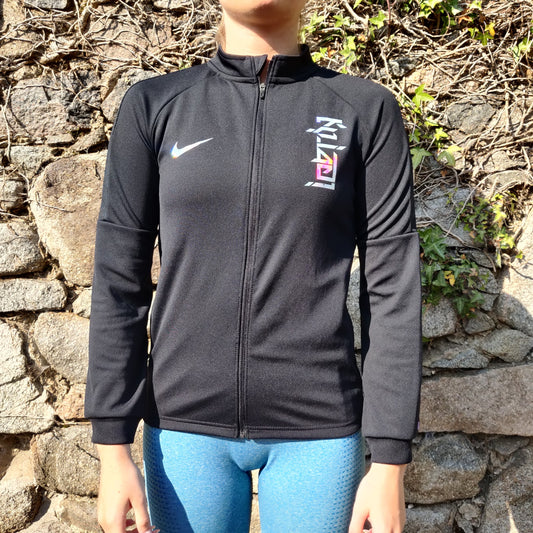 Nike Dri-Fit Kylian Mbappé Black Tracksuit Top Track Jacket Boys Medium 137-147cm