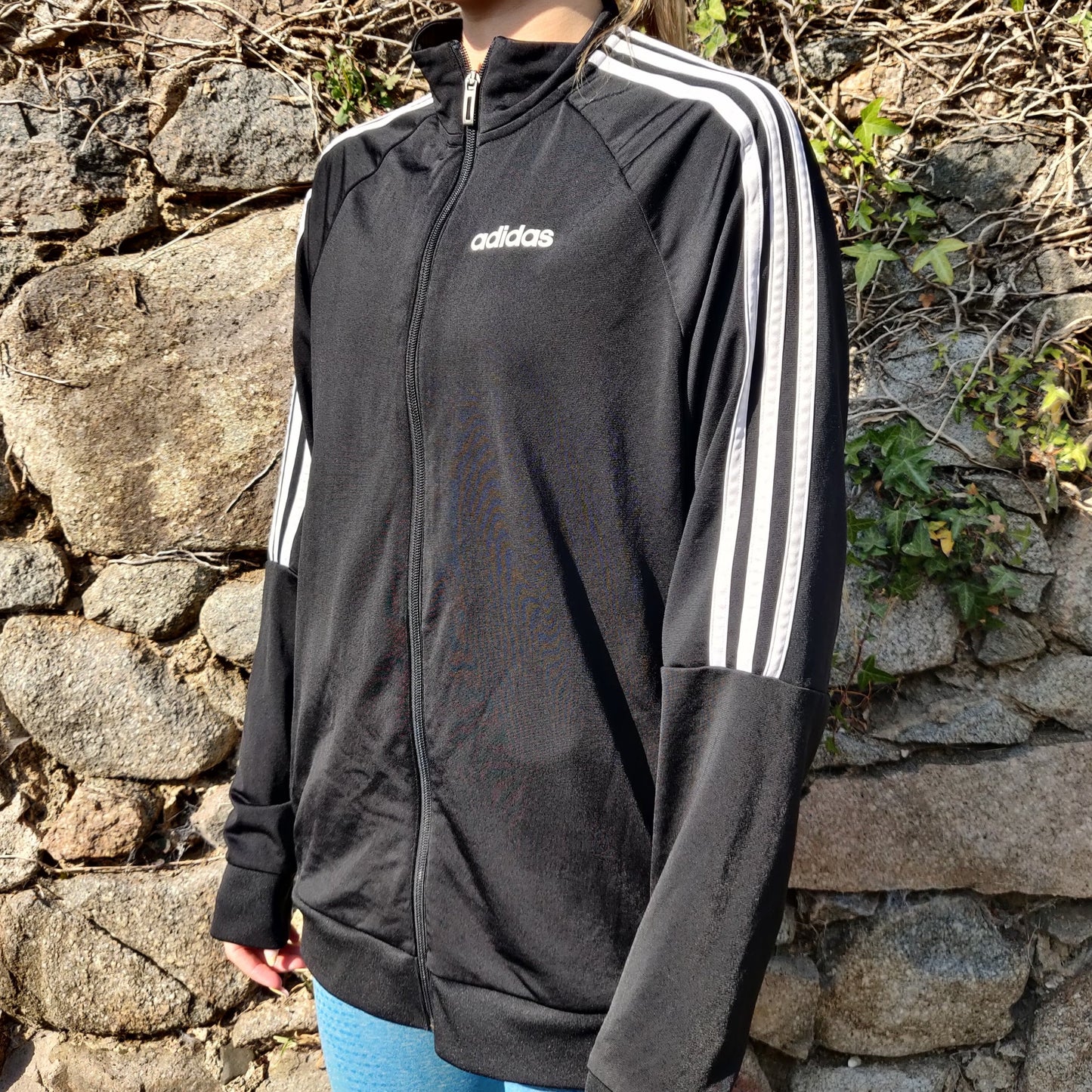 Adidas Sereno 19 Black Tracksuit Top Track Jacket Men Size Small ~ DY3141