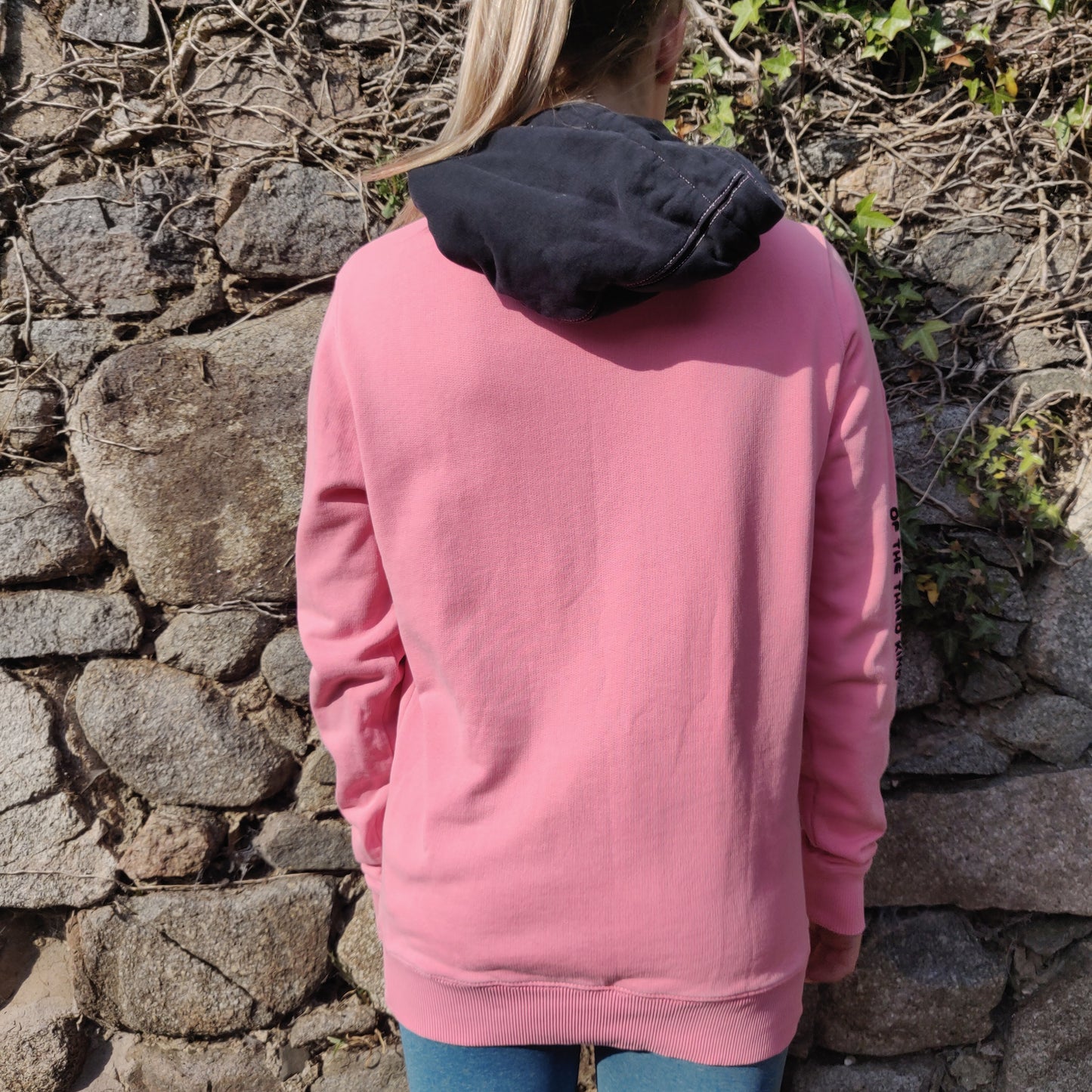 Marcelo Burlon X Close Encounters County of Milan Pink Hoodie Women Size XS