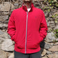 Tommy Hilfiger Jeans Red Full Zip Lightweight Bomber Jacket Men Size XL