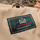 Lapidus Exclusive Sports Vintage Beige Harrington Bomber Jacket Men Size XL