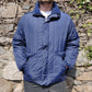 Diesel Vintage Navy Blue Quilted Fleece Lined Puffer Jacket Men Size Medium