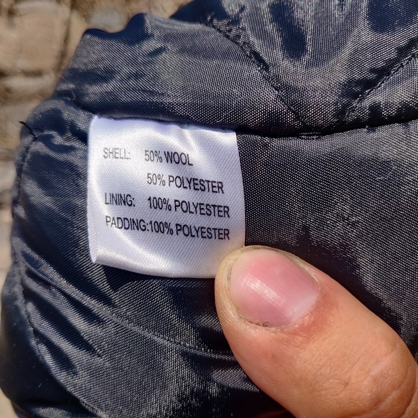 Stone Island Vintage Black Dual Layer Wool Utility Jacket Coat Men Size XXL ~ 533093