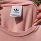 Adidas Originals Raglan Pink White 3 Stripes Tee T-shirt Men Size Medium - CV6000