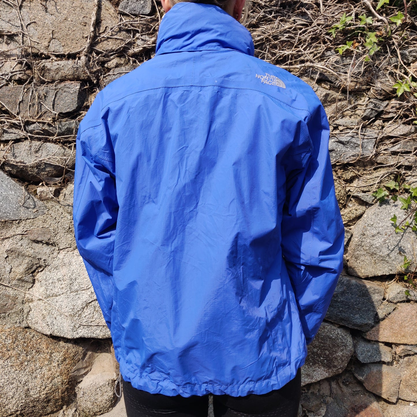 The North Face Purple Violet Hooded Rain Windbreaker Jacket Women XS / Small