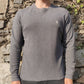 Polo Ralph Lauren Grey Crew Neck Pullover Cotton Jumper Sweater Men Size Medium