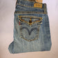 Levi's 515 Vintage Blue Bootcut Stone Wash Zipper Fly Denim Jeans Women W30/L28