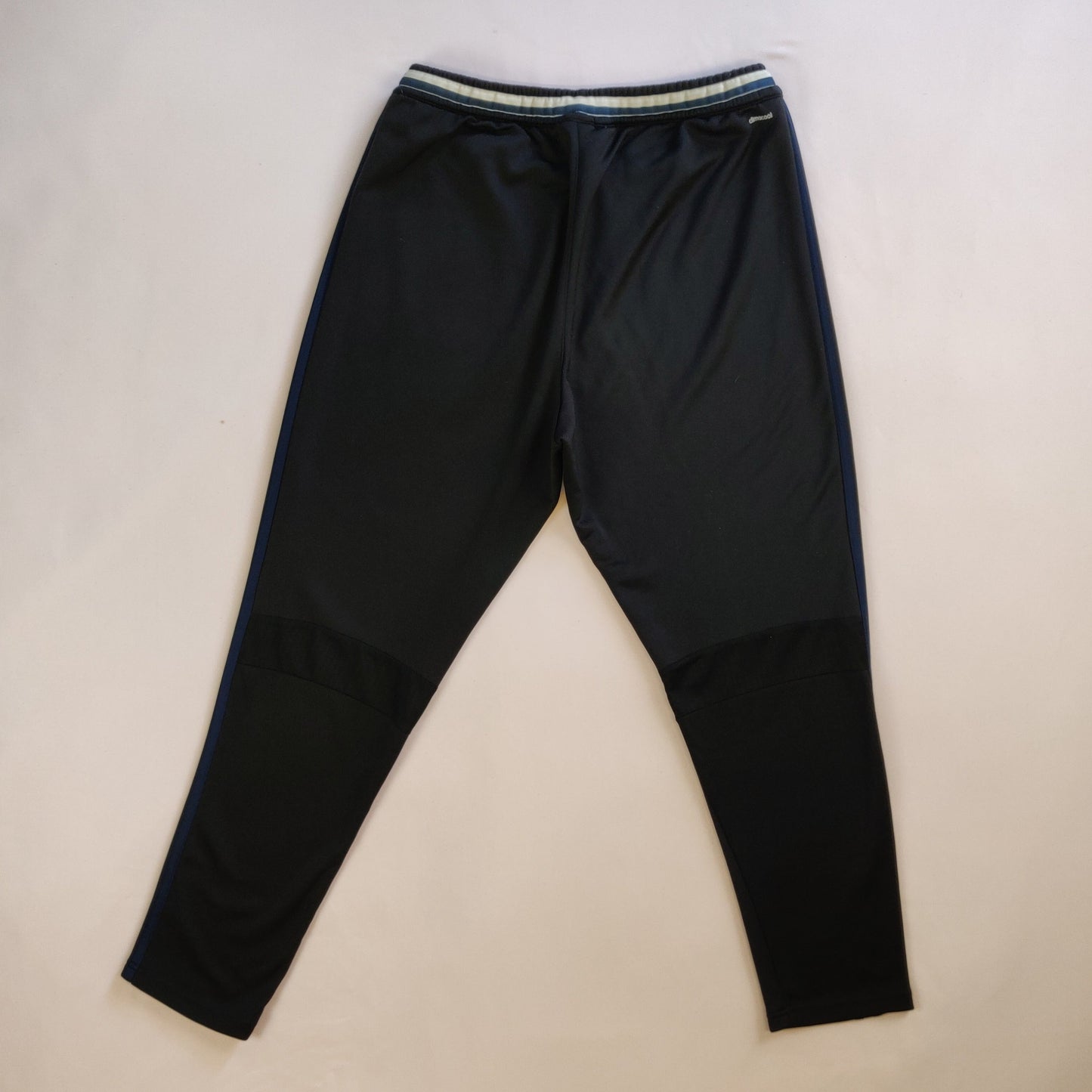 Adidas Black Manchester United Football Tracksuit Bottoms Track Pants Men XL ~ AP1012