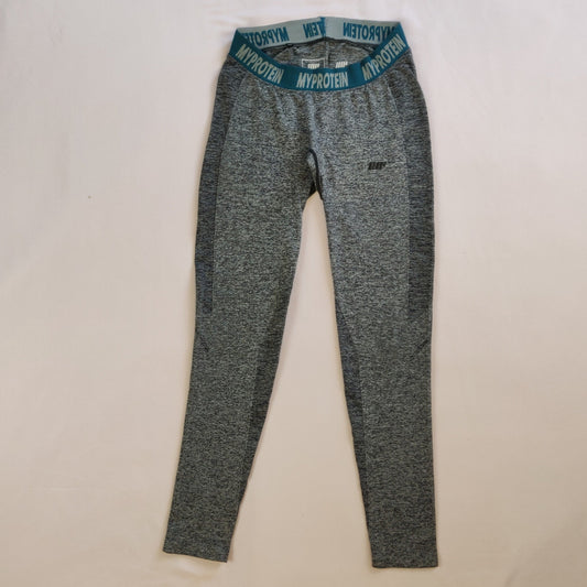 MyProtein Grey Seamless Yoga/Gym Compression Leggings Women Size Medium