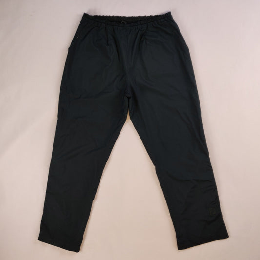 FootJoy Dryjoys Black Tracksuit Bottoms Windbreaker Golf Track Pants Men Medium
