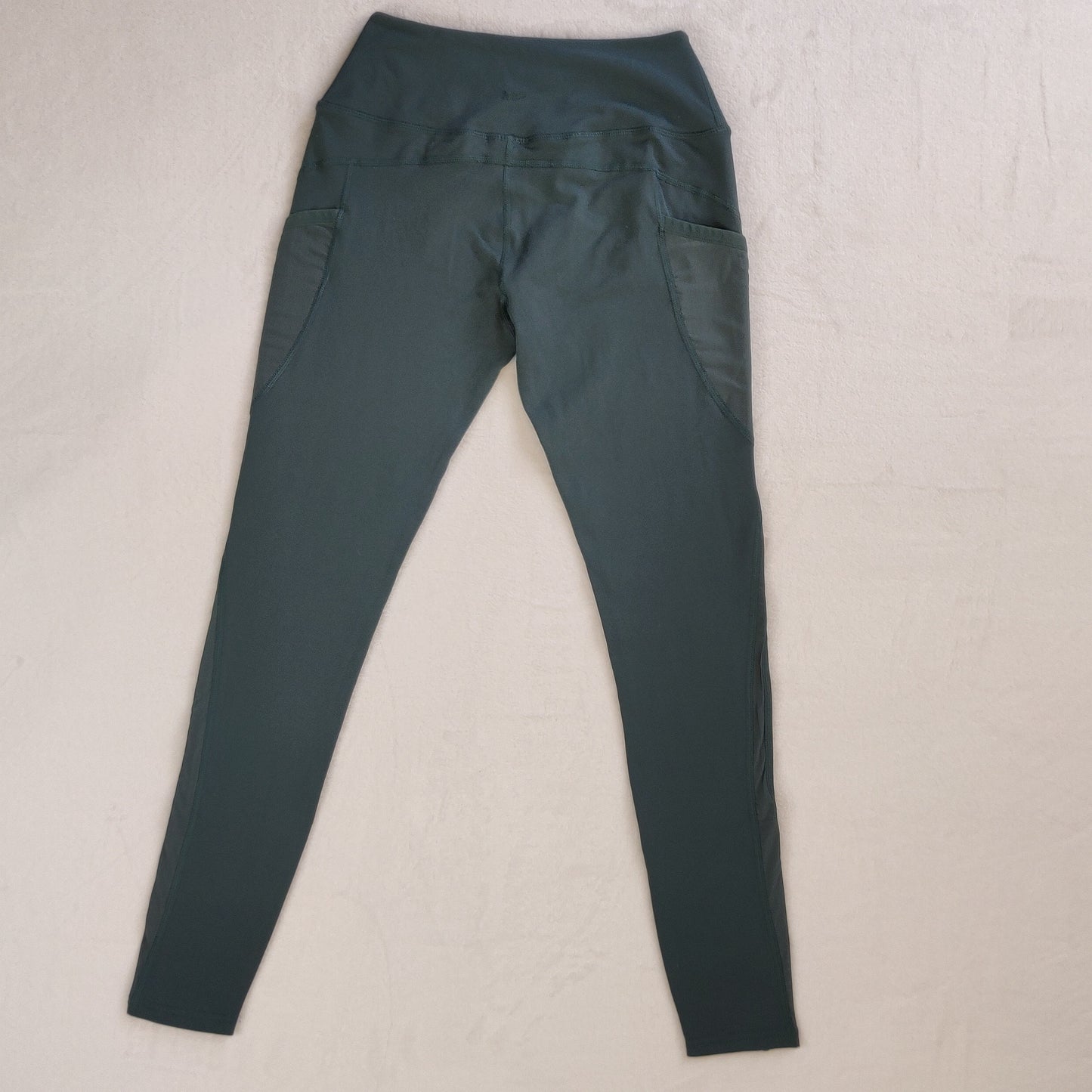 MyProtein Green Seamless Gym Workout Yoga Pockets Leggings Women Size Small