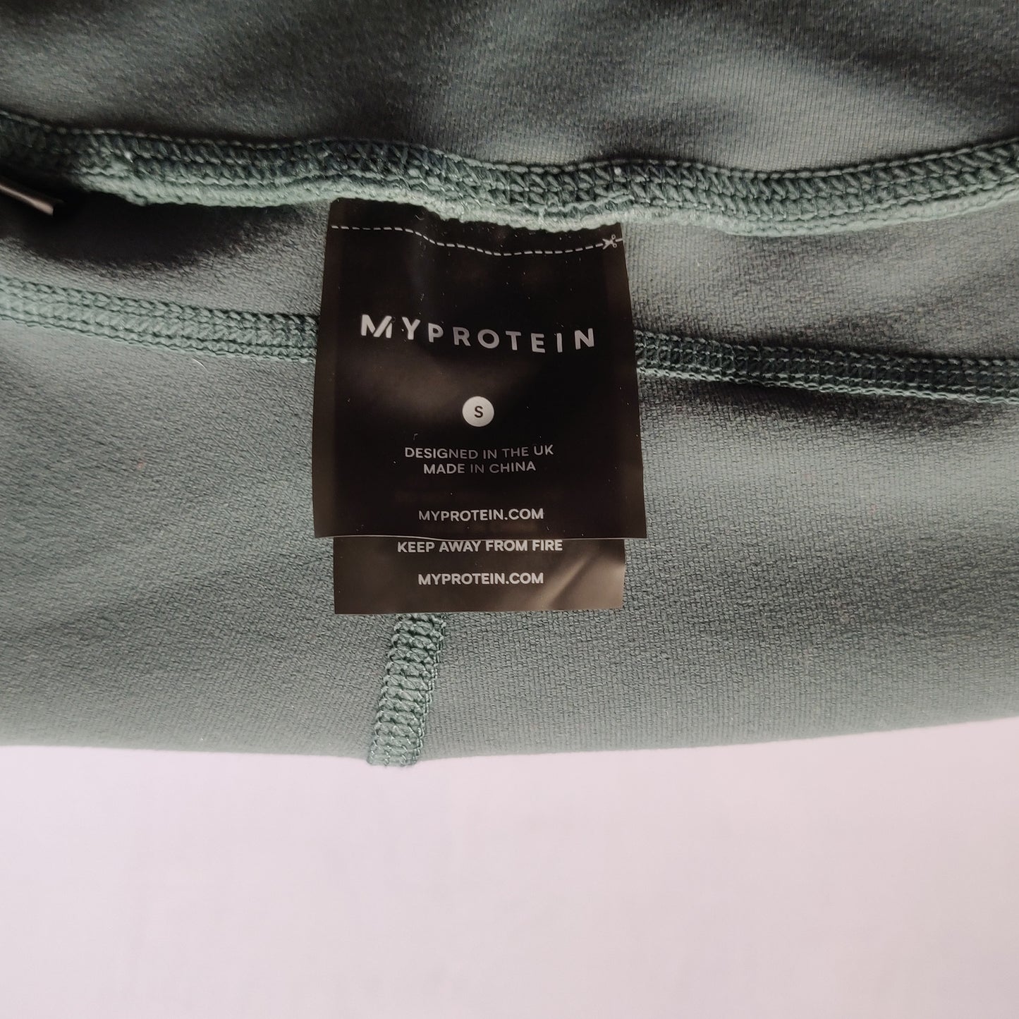 MyProtein Green Seamless Gym Workout Yoga Pockets Leggings Women Size Small