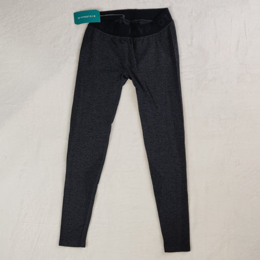 MyProtein Grey Inspire Seamless Gym/Yoga/Running Leggings Women Size Medium