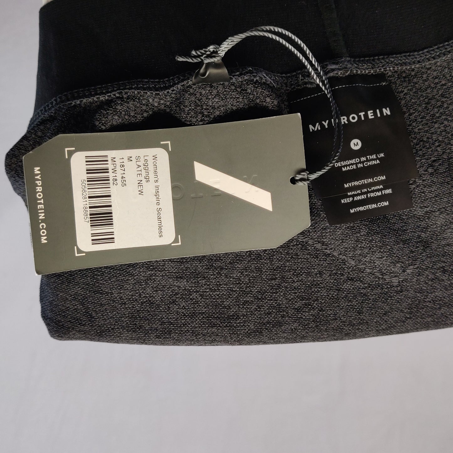 MyProtein Grey Inspire Seamless Gym/Yoga/Running Leggings Women Size Medium