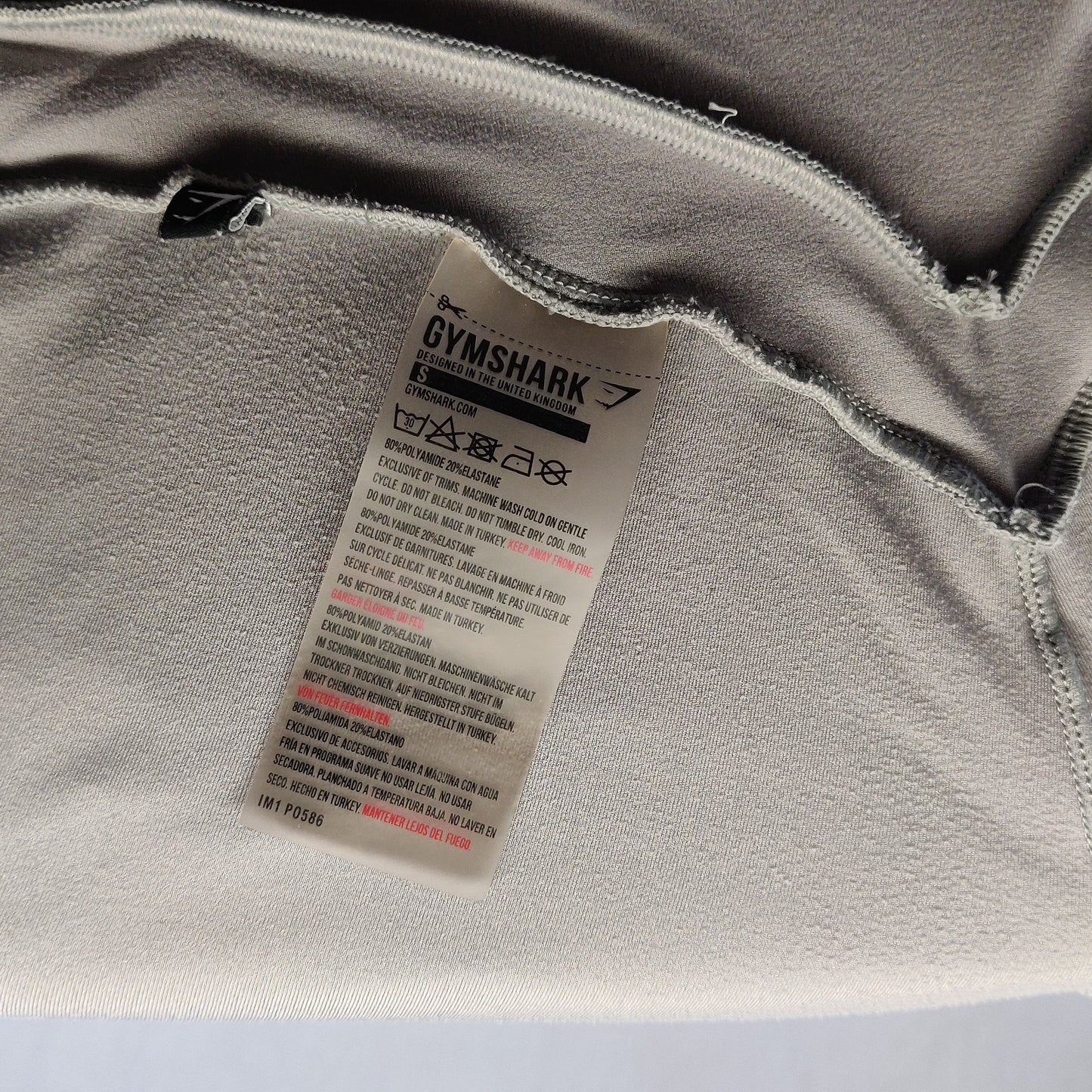 Gymshark Grey Athletic Workout Gym Yoga Capri Leggings Women Size Small