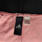 Adidas Pink Black Sport ID Allover Print Mid Rise Leggings Women Medium ~ BP9276