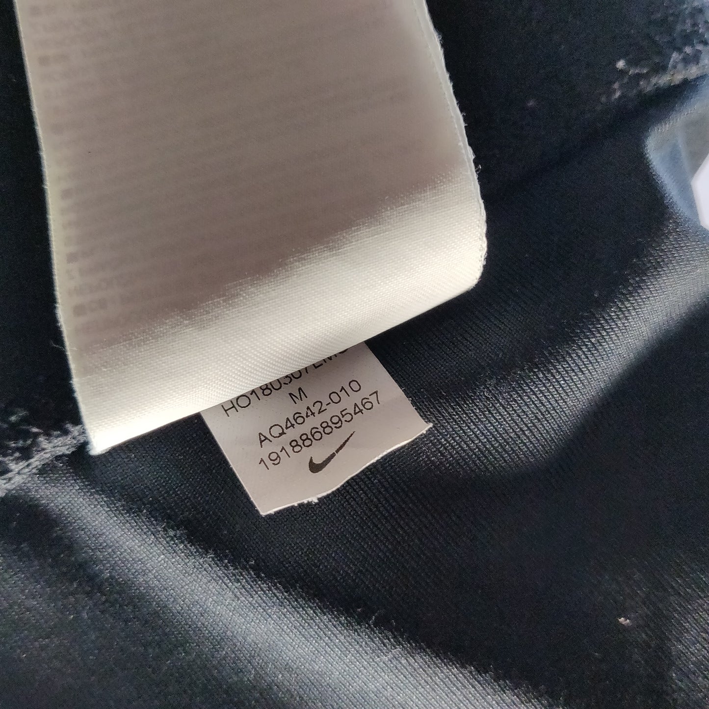 Nike Dri-Fit Power Victory Just Do It Black Leggings Women Medium ~ AQ4642-010