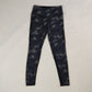 Victoria's Secret Sport Knockout Black Grey Mid Rise Leggings Women Size Small