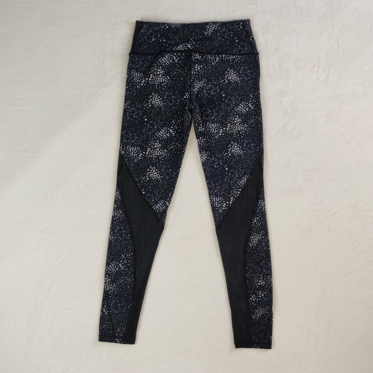 Victoria's Secret Sport Knockout Black Grey Mid Rise Leggings Women Size Small