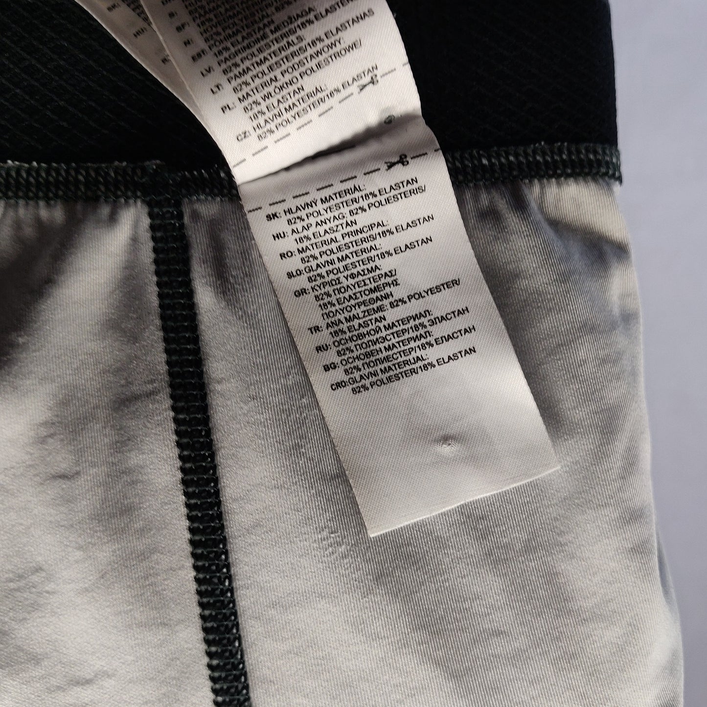 Adidas Techfit Climalite Black Grey Capri Leggings Women Size Small UK 8-10