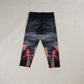 Adidas Climalite Black Grey Pink Ultimate City Capri Leggings Women Small ~ AJ5065