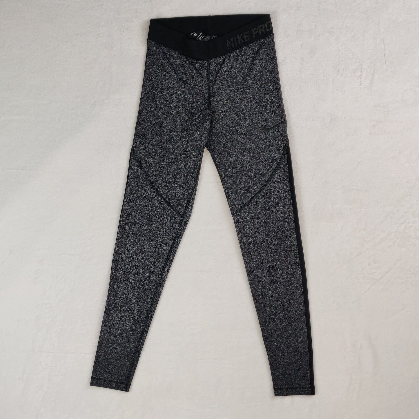 Nike Pro Hypercool Grey Revolve Compression Leggings Women Small ~ 941648-010