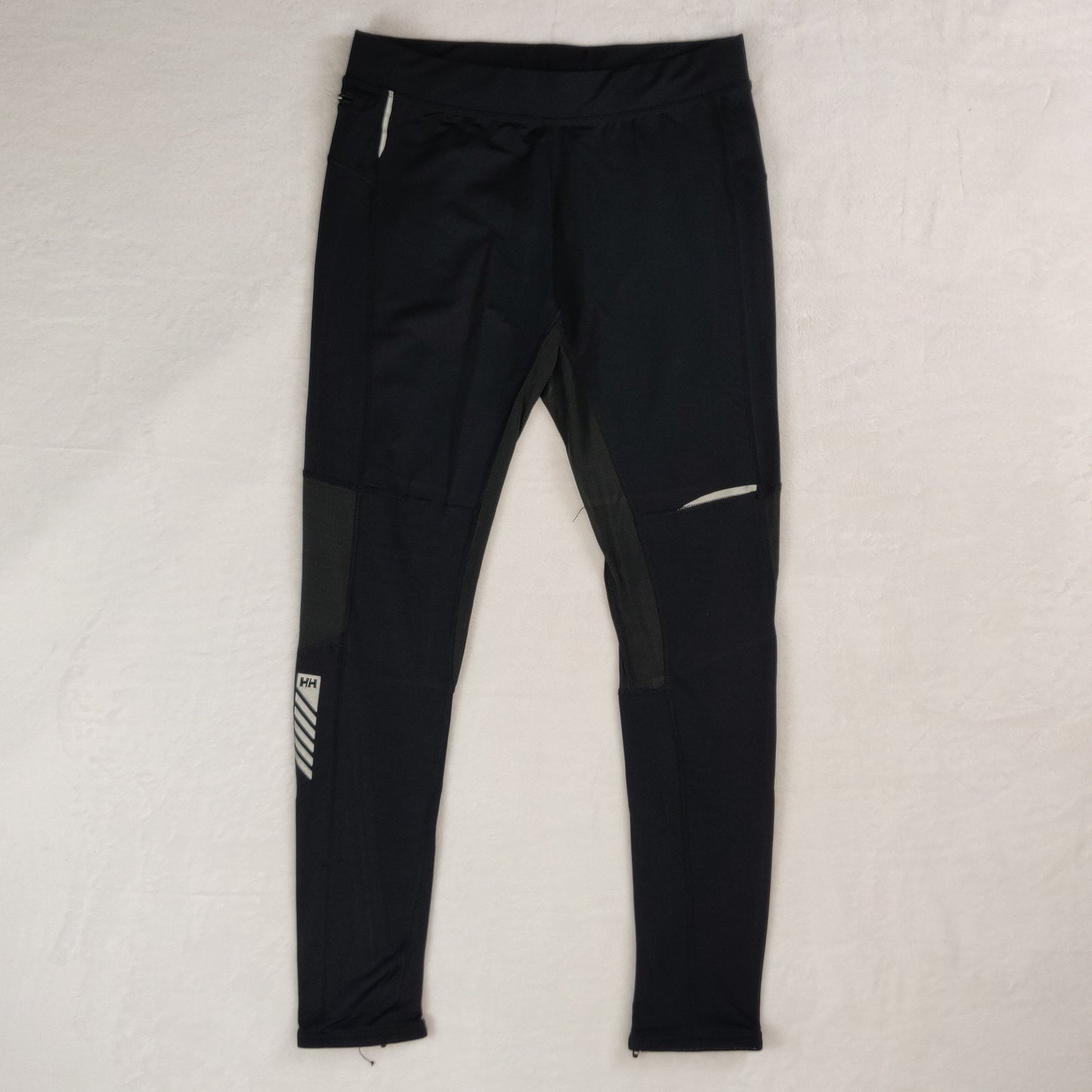 Helly Hansen Black Ankle Zip Mid Rise Compression Leggings Women Large