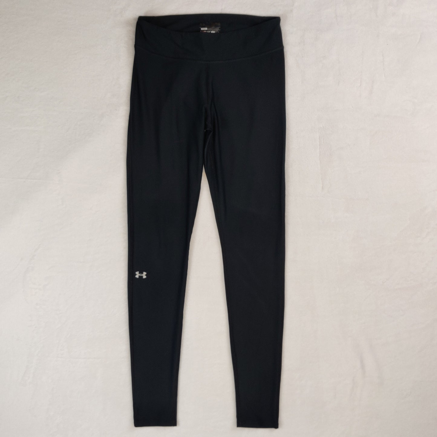 Under Armour HeatGear Black Mid Rise Compression Leggings Women Medium