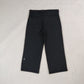 Lululemon Athletica Black Relaxed Fit Cropped Capri Leggings Women US 6 / UK 10