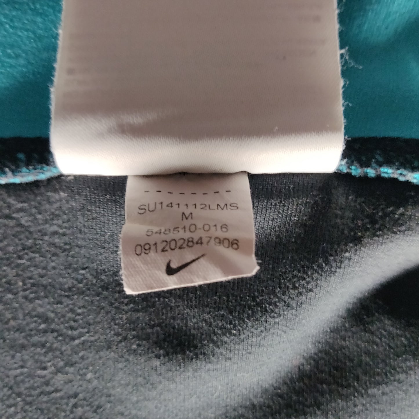 Nike Dri-Fit Legend 2.0 Black Ti Poly High Rise Leggings Women Medium ~ 548510-016