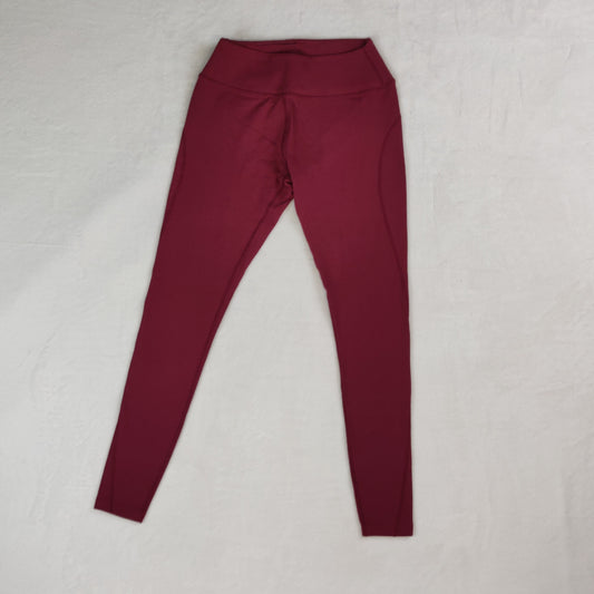 MyProtein MP Red Gym Workout Mid Rise Compression Leggings Women Small