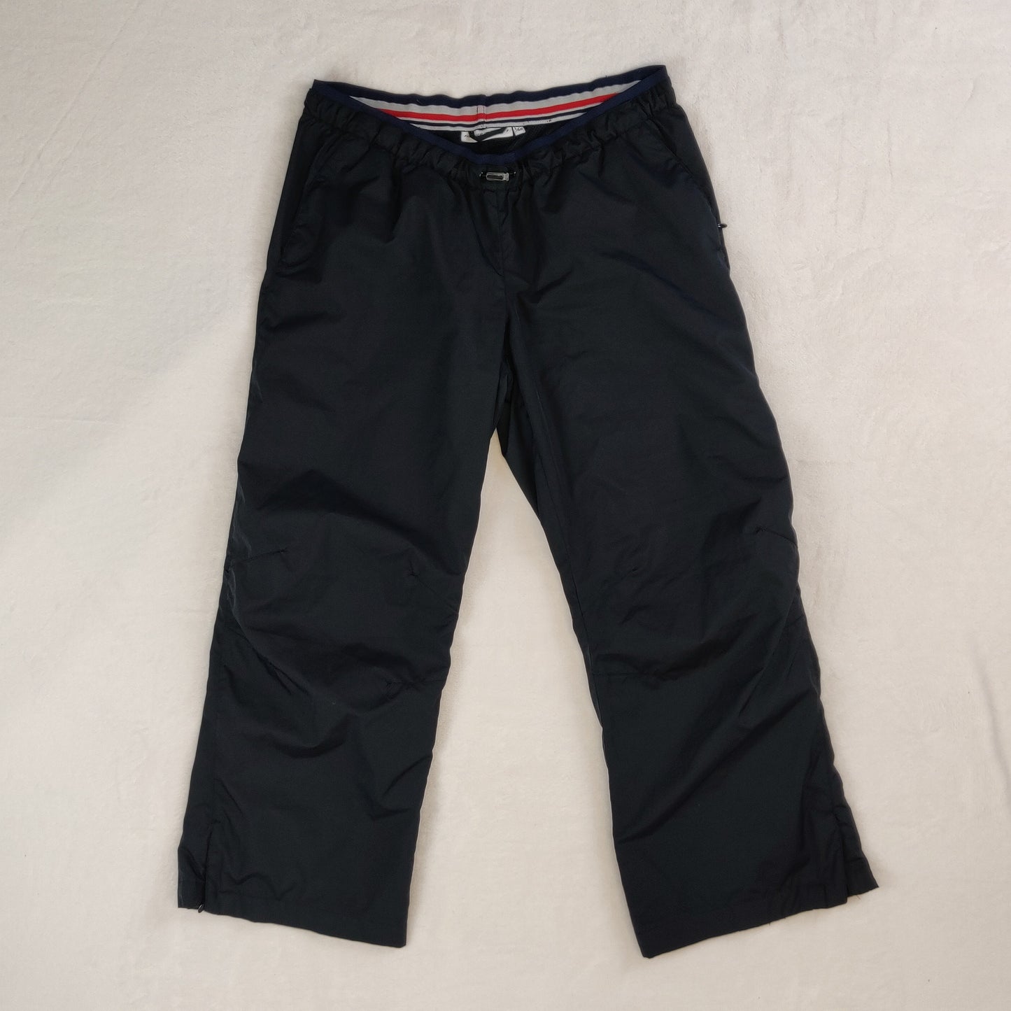 Tommy Hilfiger Sport Vintage Black Tracksuit Bottoms Track Pants Women Large