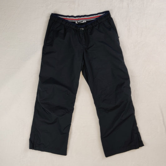 Tommy Hilfiger Sport Vintage Black Tracksuit Bottoms Track Pants Women Large