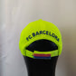 FC Barcelona Yellow Fluorescent Football Baseball Cap Hat Men Unisex One Size