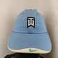 Nike Tiger Woods Rare 2 Tone Swoosh Blue White Golf Hat Cap Men Unisex