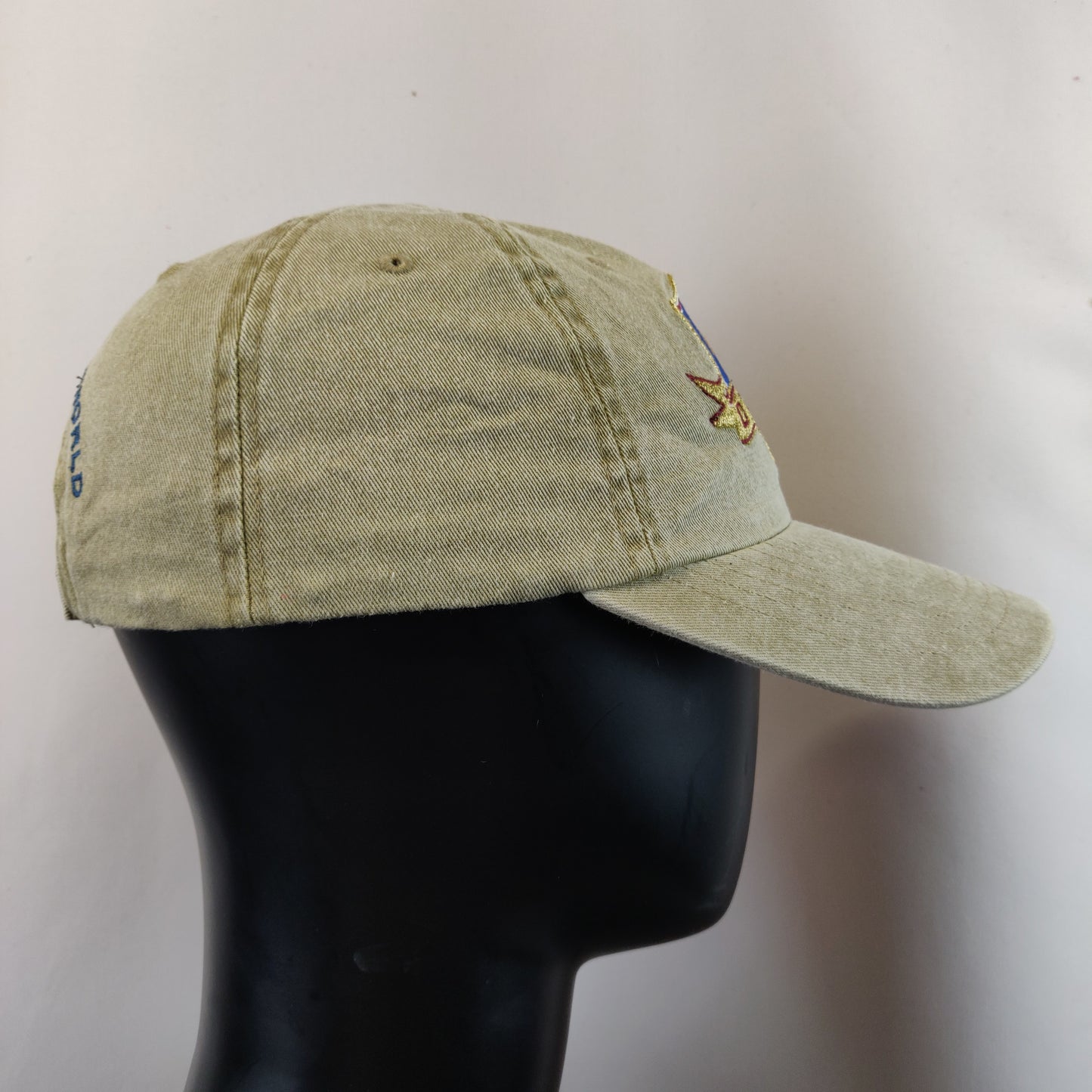 Bistinrtibe Headwear Ocala Vintage Horse Riding Beige Twill Baseball Cap Hat Men