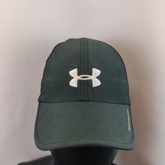 Under Armour Cold Black Green Adjustable Baseball Cap Hat Women OSFA