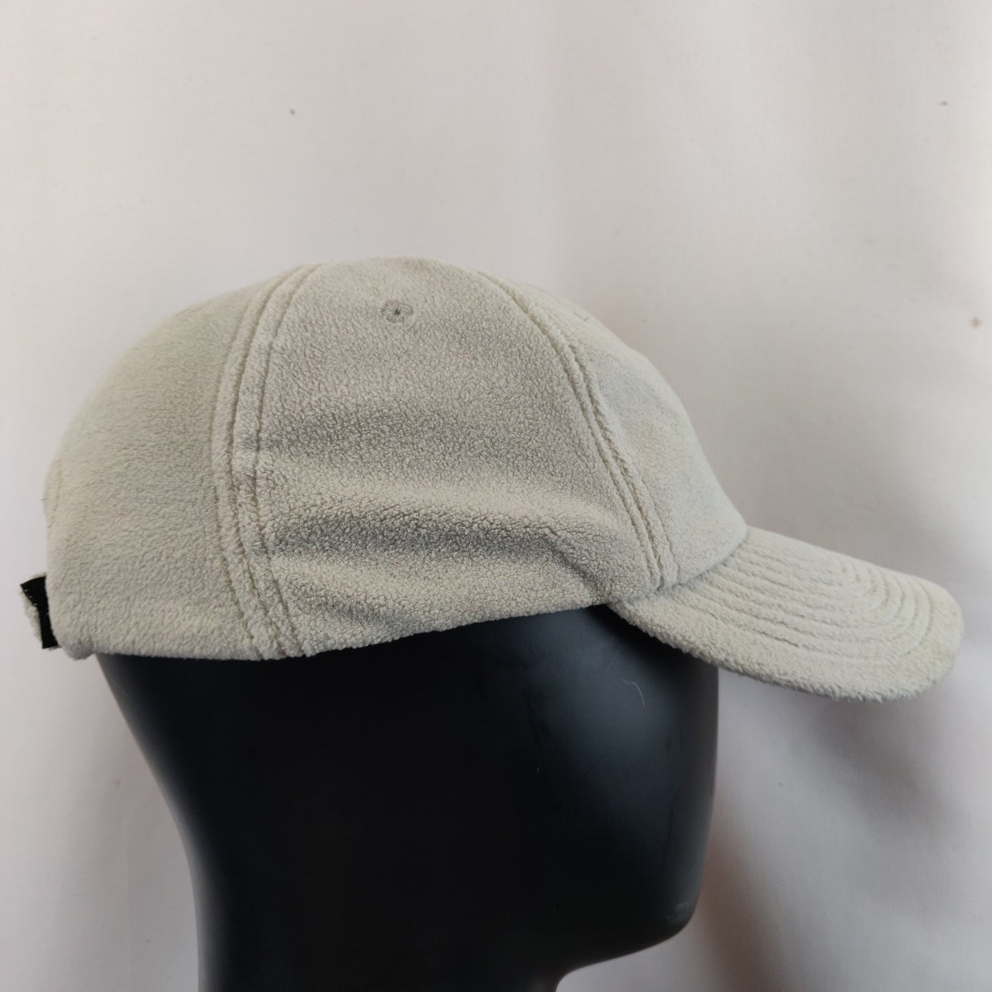 Adidas Vintage 90s Retro Grey Fleece Fluffy Baseball Cap Hat Men Unisex One Size