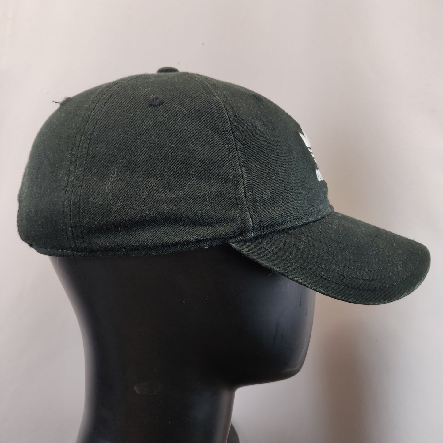 Adidas Black White Embroidered Logo Adjustable Baseball Cap Hat Men Unisex OSFM