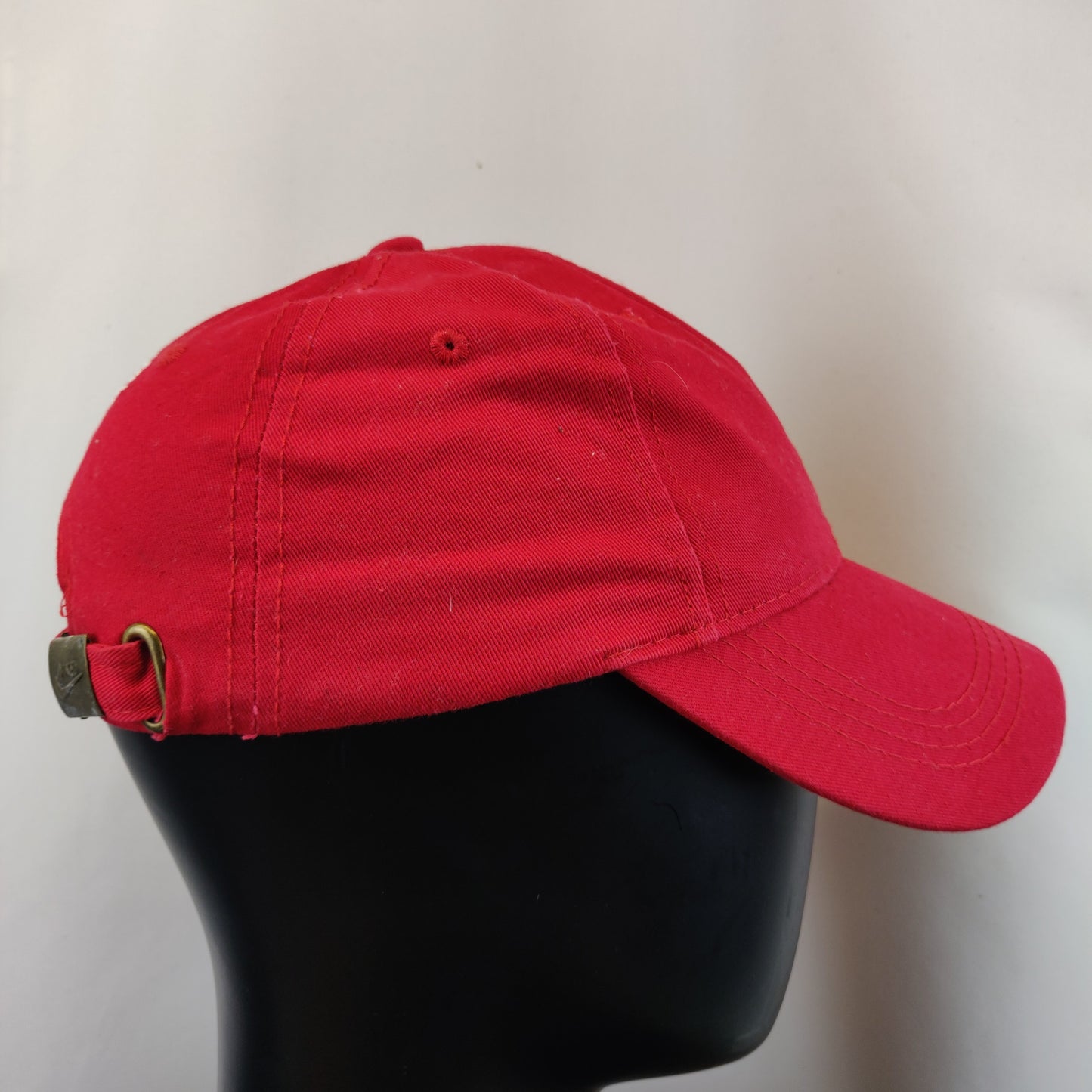 Nike Vintage Red Embroidered Swoosh Logo Golf Baseball Cap Men Unisex