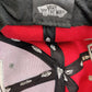 Vans Off The Wall Los Angeles Red Grey Embroidered Snapback Hat Cap Men