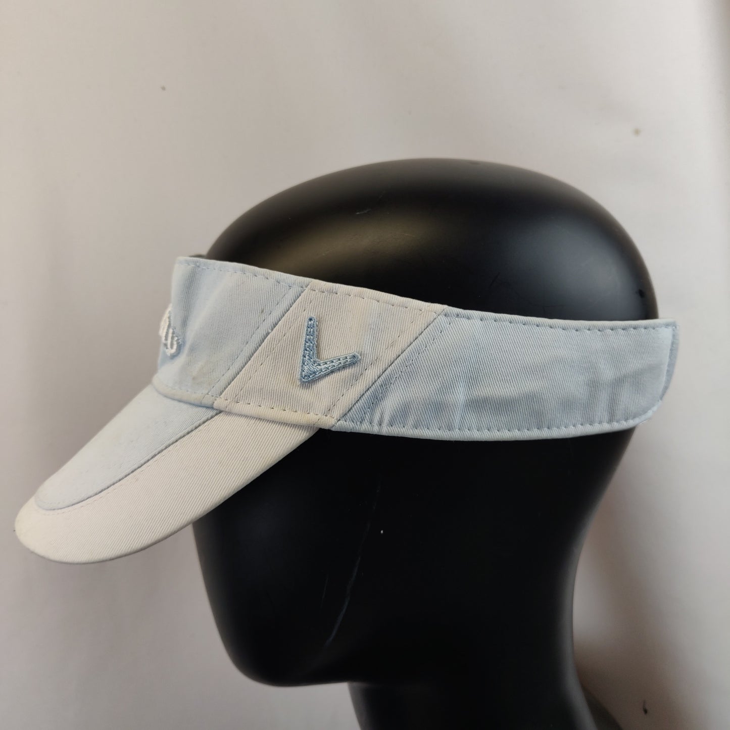 Callaway Golf Logo Blue White Sun Cap Outdoor Visor Hat Cap Women One Size