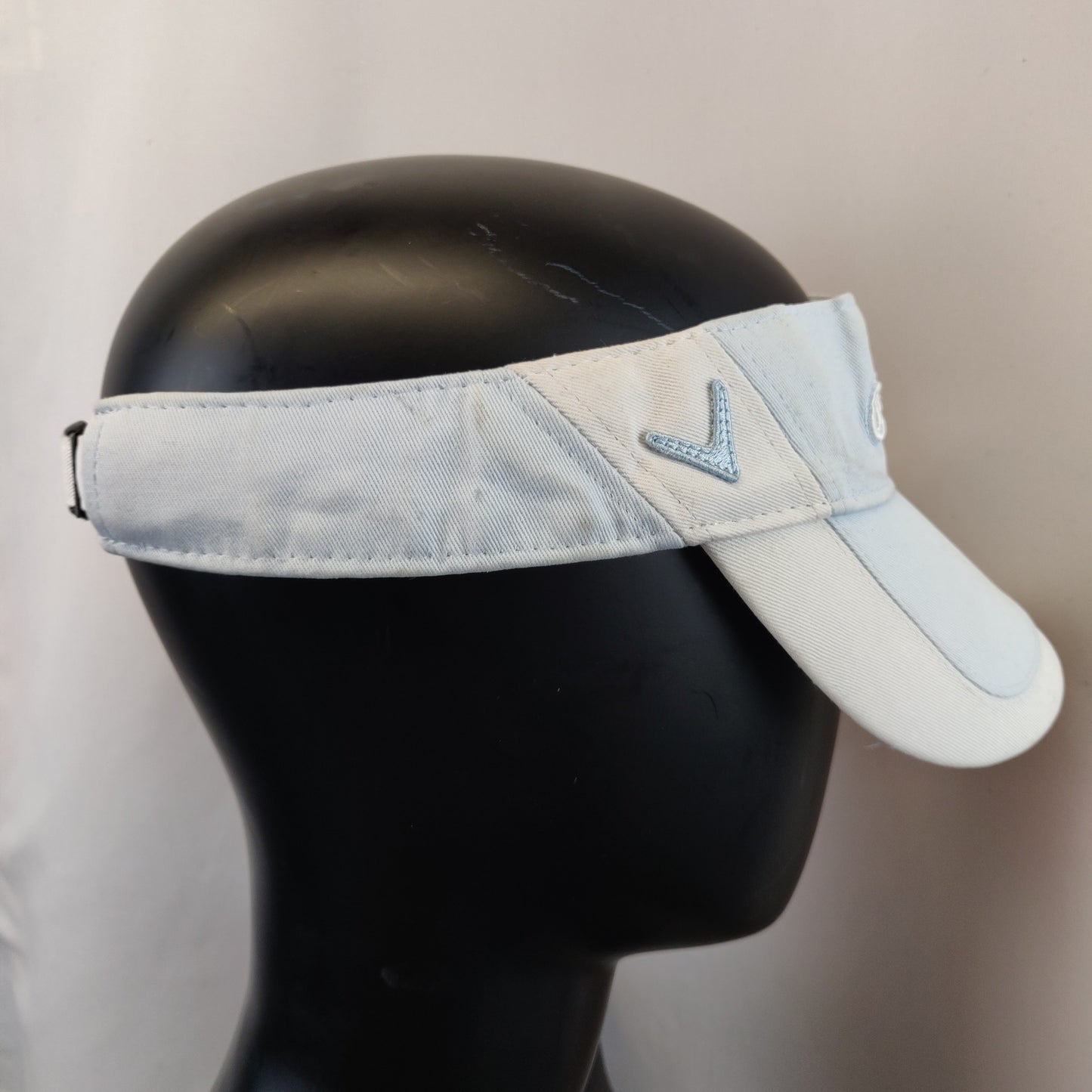 Callaway Golf Logo Blue White Sun Cap Outdoor Visor Hat Cap Women One Size