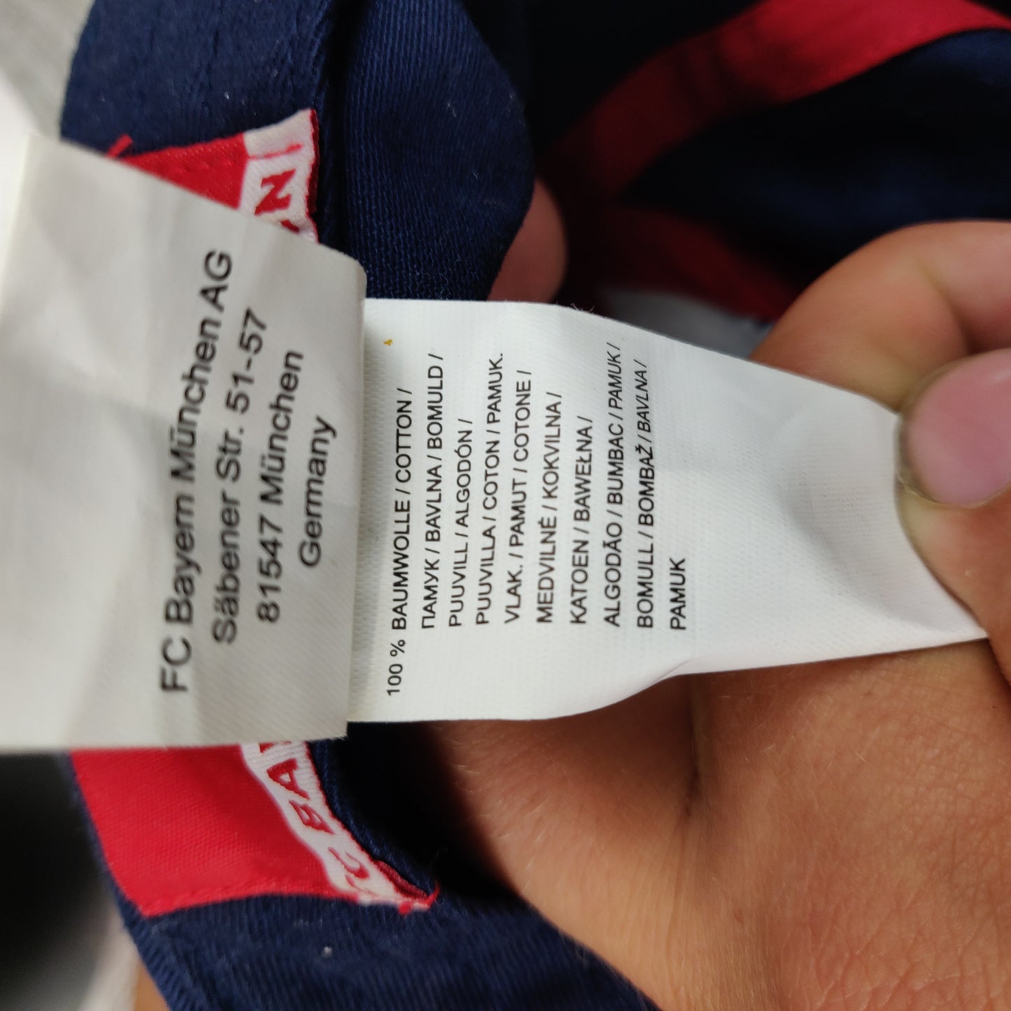 FC Bayern Munchen Vintage Blue Football Baseball Cap Hat Men Unisex