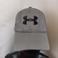 Under Armour Grey Embroidered Baseball Cap Hat Men Unisex Size L / XL
