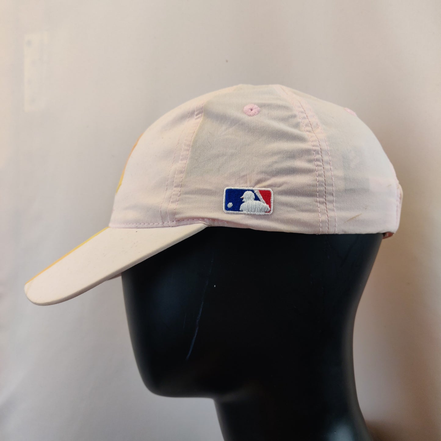 Adidas x NY New York Yankees White Yellow Pink Baseball Cap Hat Women