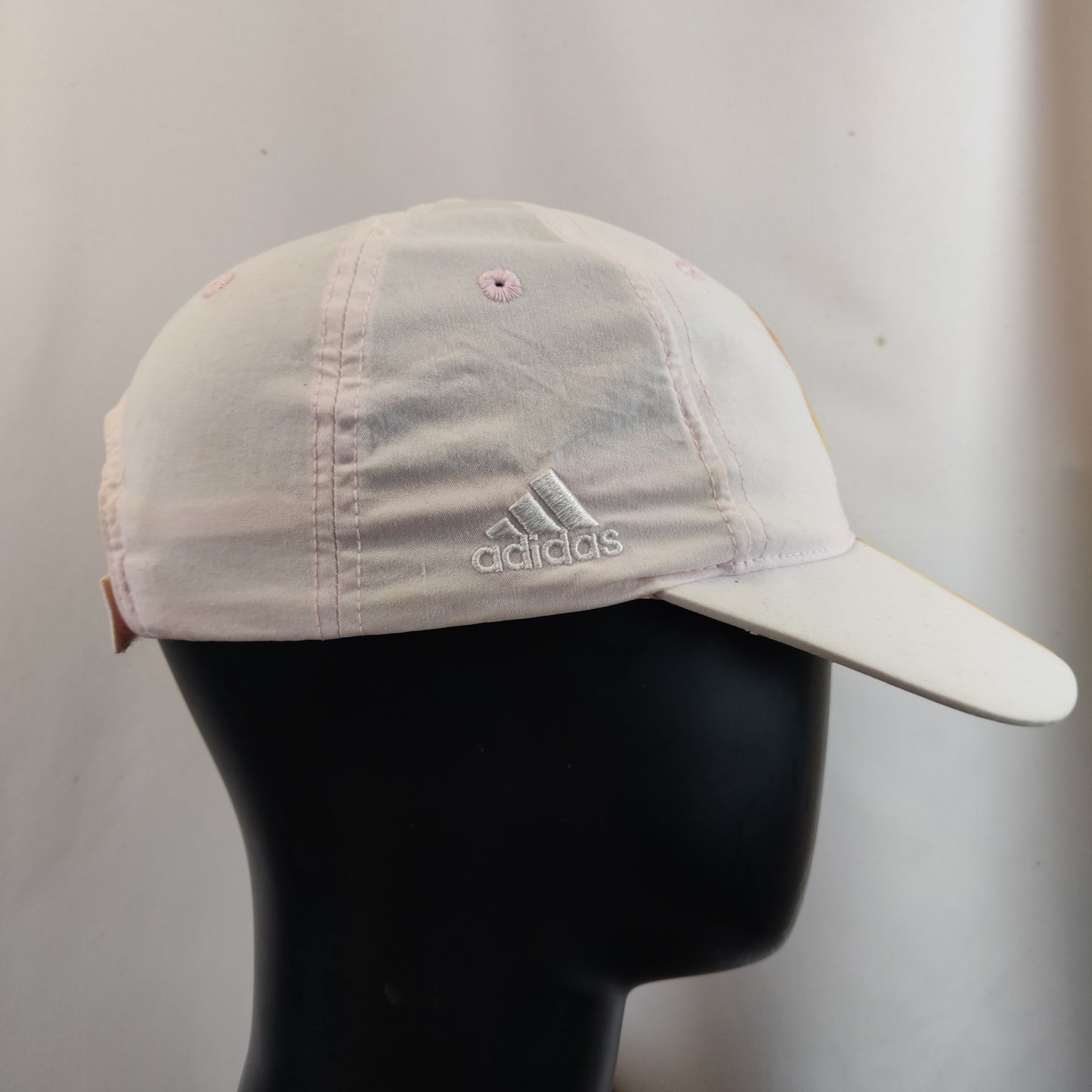 Adidas x NY New York Yankees White Yellow Pink Baseball Cap Hat Women