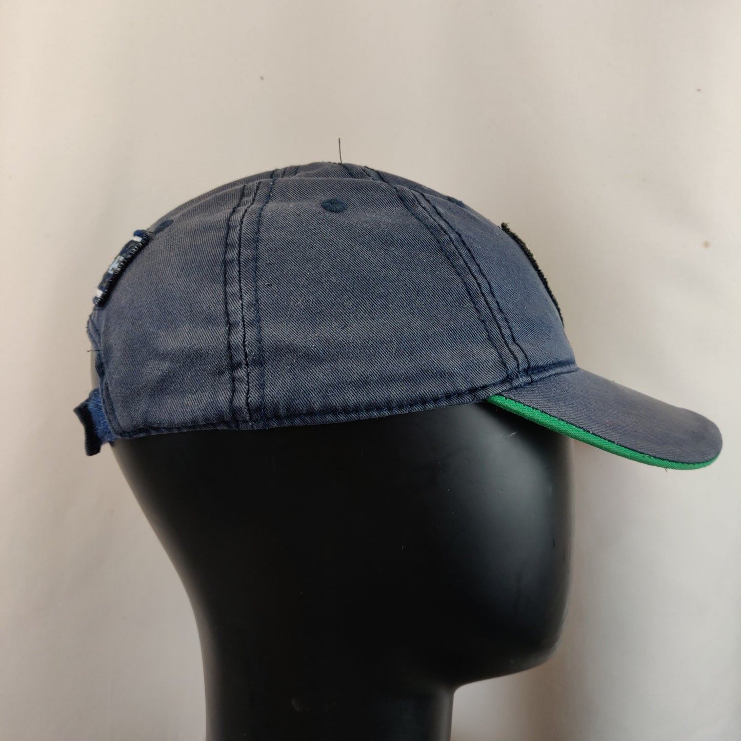 Geox Clothing Navy Blue Baseball Cap Italian Lion Logo Cotton Hat Kids Boys